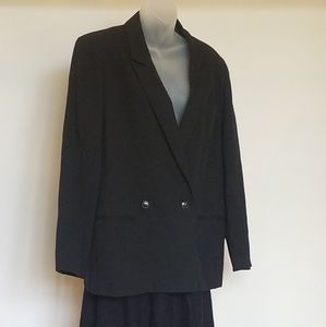 Black Alfred Sung wool blazer